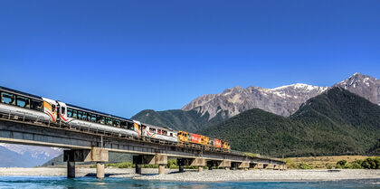 TranzAlpine Crossing Waimakariri Bridge